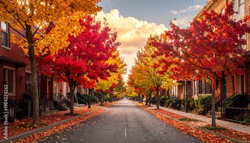 CINEMATIC PARK VIEW DURING PEAK AUTUMN SEASON