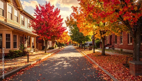 CINEMATIC PARK VIEW DURING PEAK AUTUMN SEASON