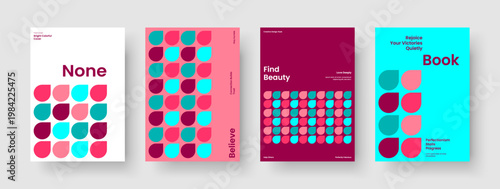 Geometric Brochure Design. Modern Poster Layout. Abstract Book Cover Template. Flyer. Banner. Report. Business Presentation. Background. Pamphlet. Handbill. Leaflet. Portfolio. Catalog. Advertising