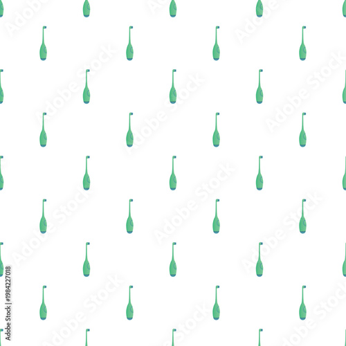 Repeating green electric toothbrush pattern on a white background, representing oral care and health