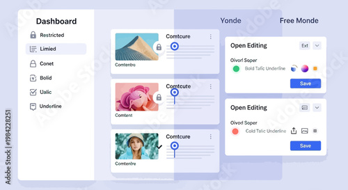 Press freedom day, UI Kit, Dashboard Template, Web Design Elements, User Interface, Vector Graphics