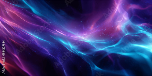 Mystical Cosmic Energy Swirls of vibrant hues, inviting the viewer into a realm of interstellar beauty. Dynamic fluid formations and gradients captivate with energy.