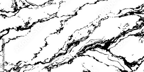 Luxury white marble texture with bold black veins abstract natural stone background design.