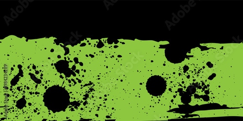 black light green brush wrap car sticker pattern abstract banner sporty lines color combination black light green grunge brush modern pattern racing motorsport design, vector illustration.