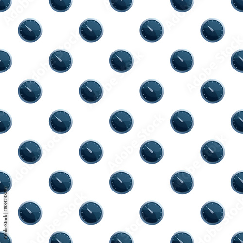 Speedometer gauges creating a seamless tiled background displaying measurement and performance