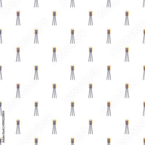 Repetitive pattern of radial ceramic capacitors on a white background