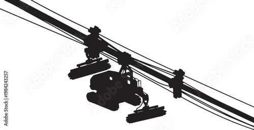 Cable car, ski lift, chairlift, mountain transportation, winter sports