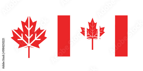 Canadian flag illustration a stylized representation of national identity and pride