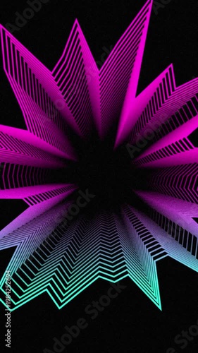 Abstract purple and Blue gradient Digital Noise Background Loop