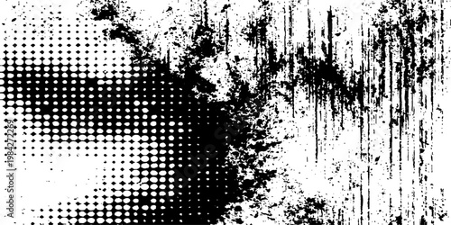 Abstract the striking contrast between bold black textures and crisp, pure expanse. Explore a world of design with this captivating imagery, which evokes a sense of depth and tactile engagement.