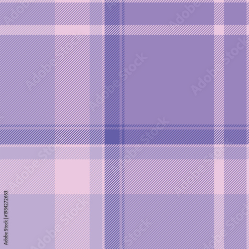 Chic pattern textile texture, packaging plaid check background. Cool seamless tartan vector fabric in light and indigo colors.