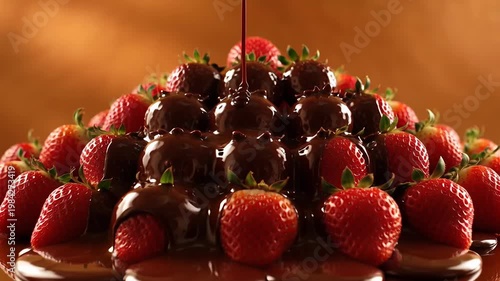 Chocolate-covered strawberries delight