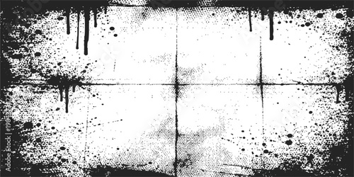 Abstract a textured piece of paper, marked by ink drops, and a worn-out, distressed appearance evokes a sense of age and a rich history.