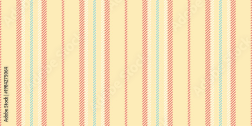 Anniversary lines vector fabric, mother pattern vertical stripe. Network background textile texture seamless in light and red colors.
