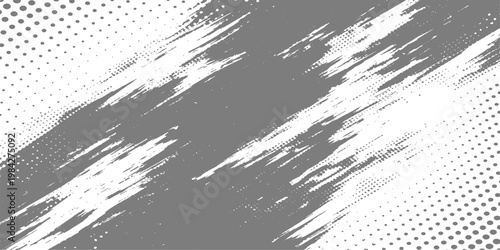 Abstract a unique fusion of textured strokes and subtle halftone dots, this image creates a captivating visual symphony, designed to capture attention and stimulate imagination. 