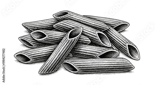 Heap of metal drill bits.