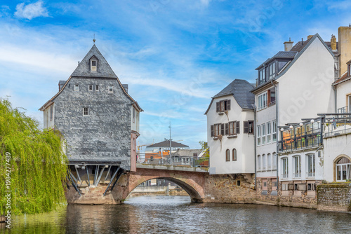 Wallpaper Mural The Bridge Houses of Bad Kreuznach are an iconic and unique landmark situated in the heart of Bad Kreuznach Torontodigital.ca