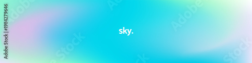 Blue gradient bg. Vector blue sky mesh gradient background with soft clouds. Pastel clean abstract backdrop for modern digital designs, banners, and premium atmospheric illustrations. Soft pastel bg