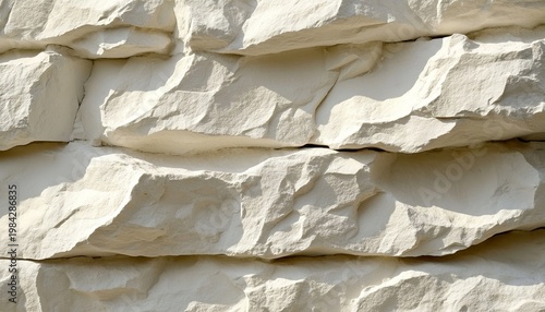 Elegant Stone Wall Texture with Pale Facade Design, Ideal for Architectural Backgrounds