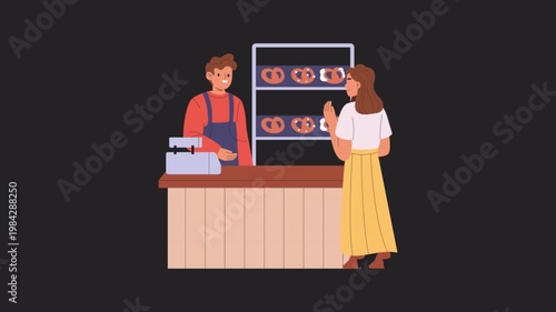 Price Negotiation   animation alpha channel 