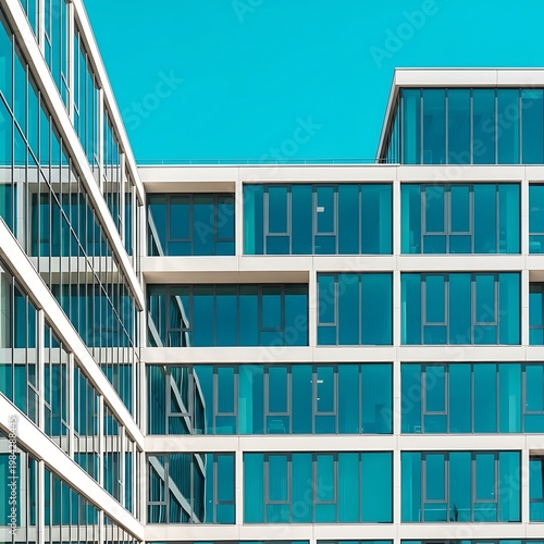 Modern Architecture - A Close-Up of a Buildings Facade.
