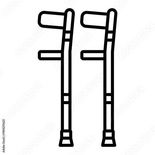 Crutches Icon