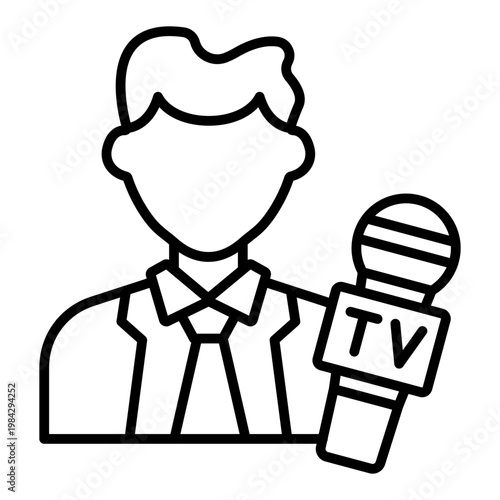 Journalist Icon