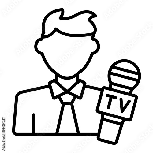 Journalist Icon