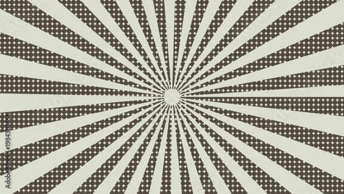 Vintage circus background classic radial burst pattern for big top shows events and retro designs