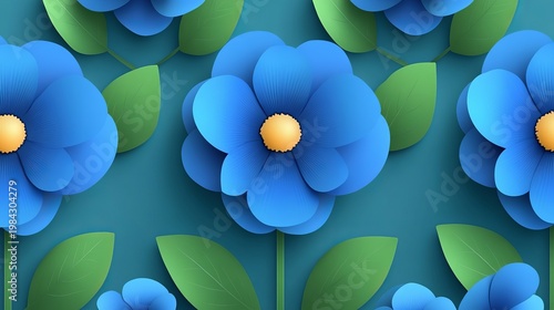 Floral Pattern Texture for Creative Designs, Perfect for Seamless Botanical Backgrounds and Artworks