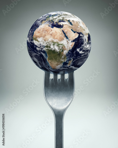 Explore global cuisine with the world balanced on a fork
