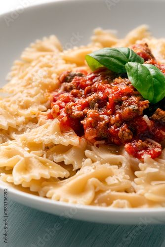 Farfalle al ragù di manzo, Pasta Italiana 