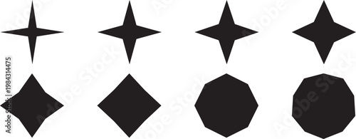 sparks burst or flash stars collection isolated elements.