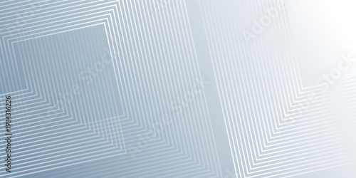 Abstract hexagon lines on gray background. Geometric stripe line art design for poster, brochure, cover, website, banner.