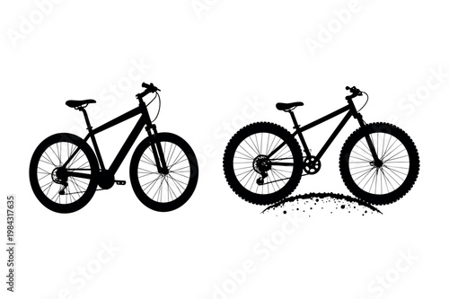 Clean Trail Bike Graphics for Social Media Content.