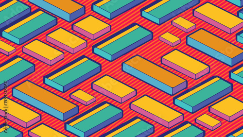 rectangles seamless pattern