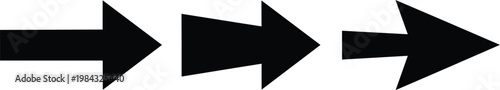 Black direction arrow in black bold color. forward flat arrow sign and symbol. 