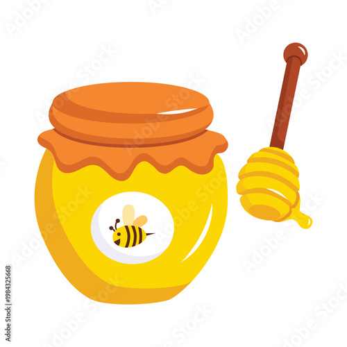 Honey vector Flat Icons Eps 10 File
