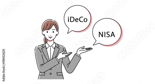 Businesswoman Holding Mobile Phone Smiling.