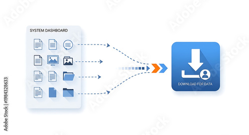 Cloud, data, download, system dashboard, file transfer, upload icon