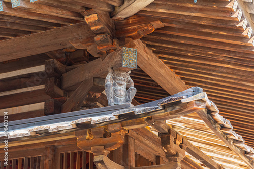 Canvastavla Horyu-ji Temple ,located in Nara is known as the oldest wooden structure in the world
