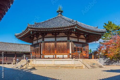 Horyu-ji Temple ,located in Nara is known as the oldest wooden structure in the world. Horyuji was registerd as UNESCO World Heritage site in 1993.