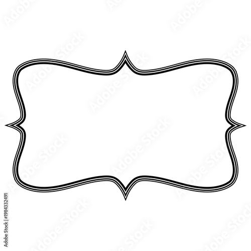Elegant ornamental frame te...
