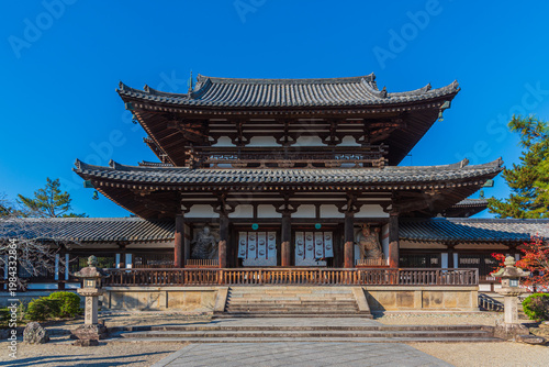 Horyu-ji Temple ,located in Nara is known as the oldest wooden structure in the world. Horyuji was registerd as UNESCO World Heritage site in 1993.