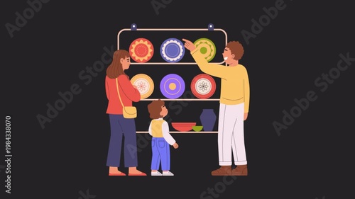 Seller Explaining   animation alpha channel 