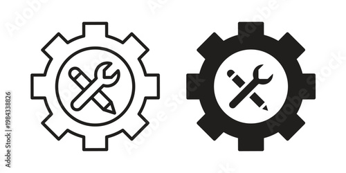 Business development icon, thin line symbol, editable stroke eps 10