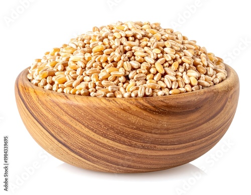 Wheat Grains in Bowl.