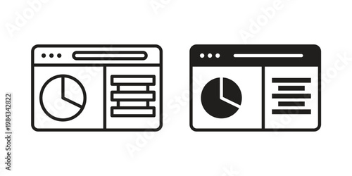 CRM icon, thin line symbol, editable stroke eps 10