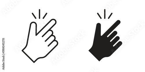 Easy icon, thin line symbol, editable stroke eps 10