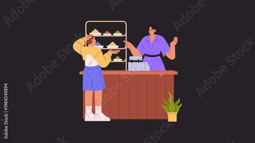 Discount Talk  animation alpha channel 